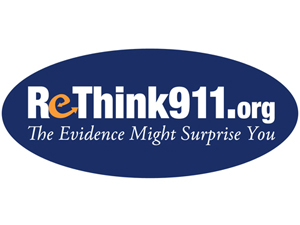 ReThink911 Oval Sticker 4in 