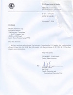 U.S. Attorney Letter